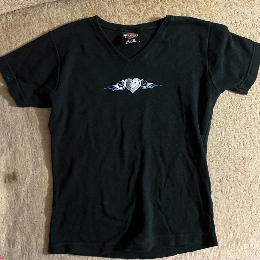 Black Harley Davidson T-Shirt